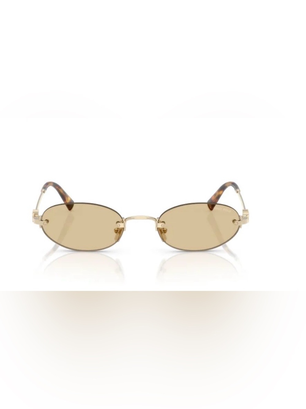 NWT⭐️MIU MIU Oval Sunglasses, 51mm⭐️ - Picture 2 of 6